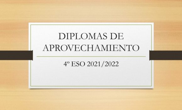 DIPLOMAS DE APROVECHAMIENTO 2022-2023