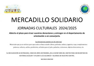 MERCADILLO SOLIDARIO CARTEL